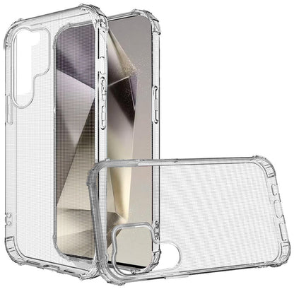 For Samsung Galaxy S26 Hybrid Clear TPU Bumper, Shockproof, Rubber Silicone 4 Corners Gel, Lightweight, Protective Slim Back Case Cover Clear