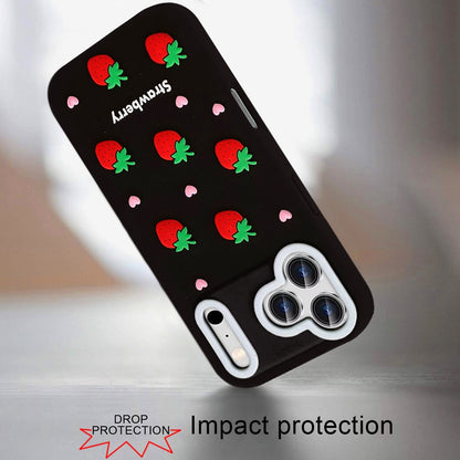 Phone Case for Apple iPhone 18 Pro Max/ iPhone 17 Pro Max Fashionable Silicone Textured Decorative Design Pattern Protective Rubber TPU Hybrid Protection Cover