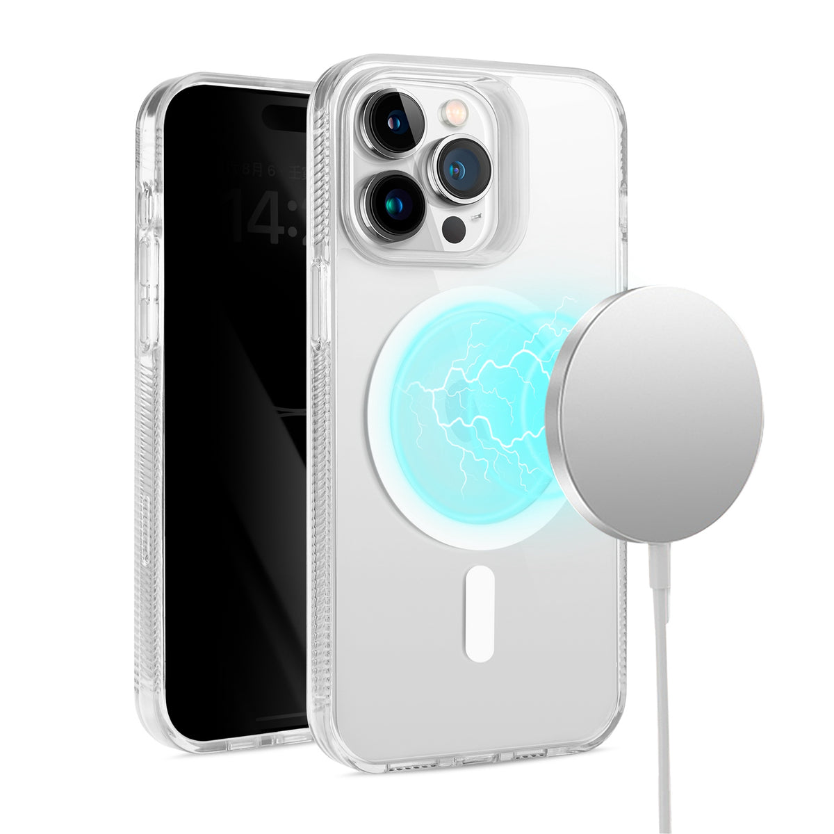 For Samsung Galaxy S26 Ultra MagSafe Compatible Integrated Technology Clean Transparent Hybrid Armor TPU Frame Case Cover Clear