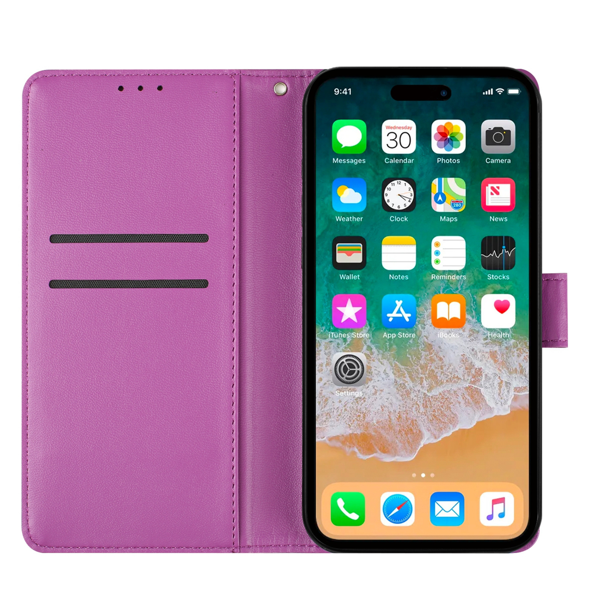 Phone Case for Motorola Moto G Play 5G 2026 Leather Wallet Folio Credit Card Holder with Magnetic Closure Wrist Strap Classic Flip Design Storage Slots Cover Purple