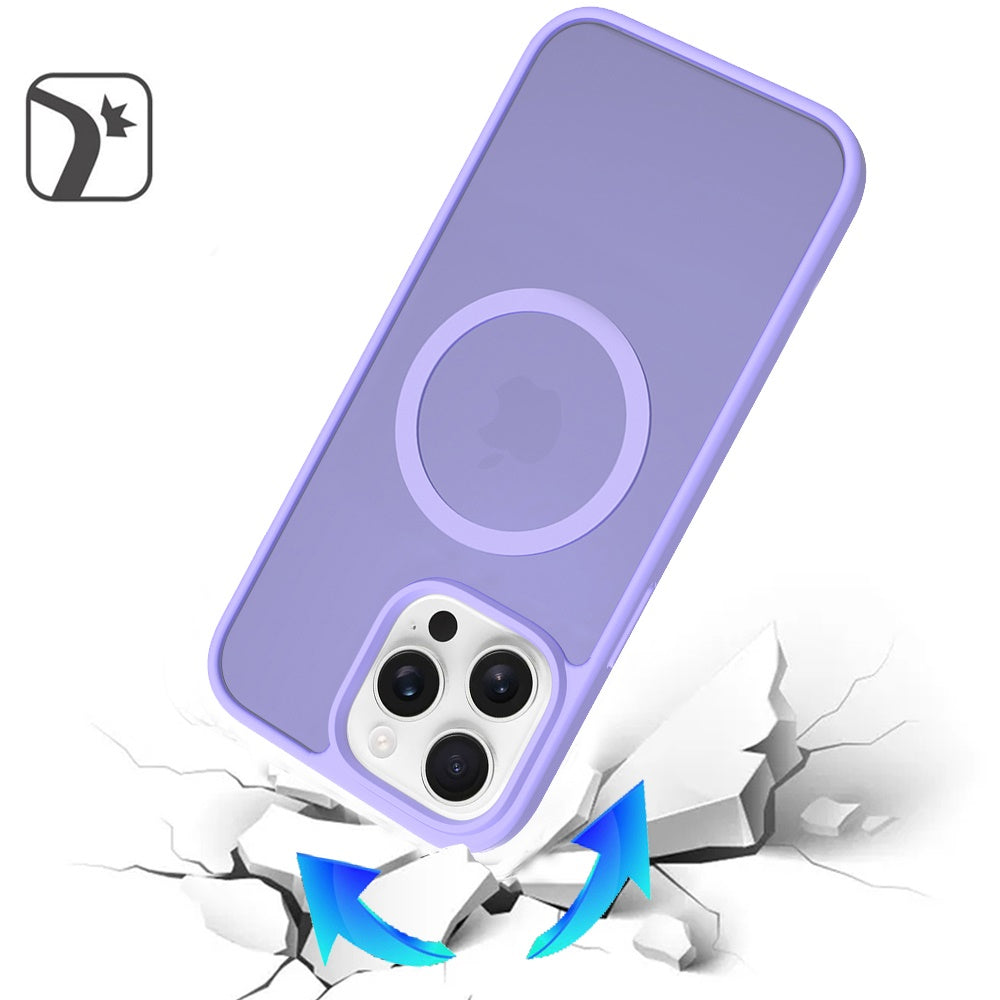 For Apple iPhone 13 Pro MagSafe Compatible Case Hybrid Soft TPU Bumper Hard Translucent Matte Back Slim Shockproof Case Cover