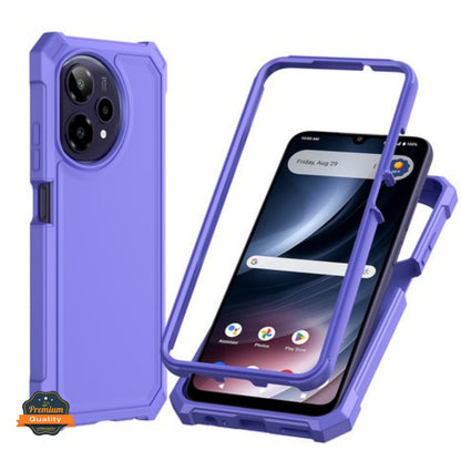 For Cricket Icon Pro 2026 Full-Body Dual Layer Hybrid Case Slim, Drop-Proof TPU Hard PC, Durable Corner Front Bumper Protector Case Cover