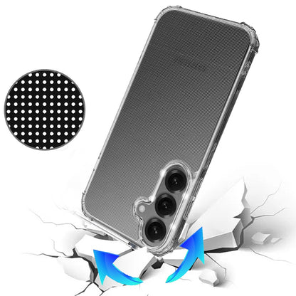 For Samsung Galaxy S26 Hybrid Clear TPU Bumper, Shockproof, Rubber Silicone 4 Corners Gel, Lightweight, Protective Slim Back Case Cover Clear