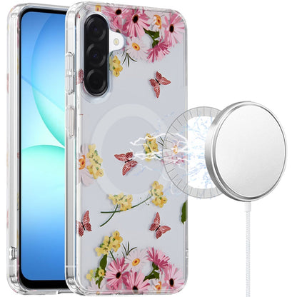 Phone Case for Samsung Galaxy A17 5G Stylish Design Shockproof Magnetic Magsafe Compatible TPU IMD Print Rugged Grip Drop Protection Slim Fashion Cover Multicolor