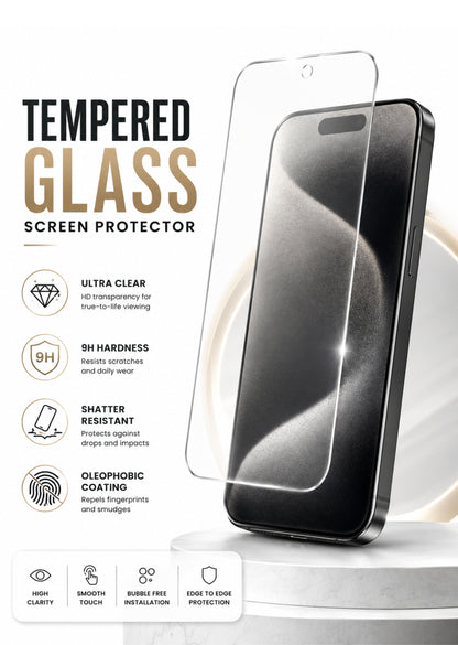 Screen Protector for Google Pixel 11 Pro XL Transparent Screen Protector Tempered Glass 9H Hardness Case Friendly Easy Install Screen Guard Clear