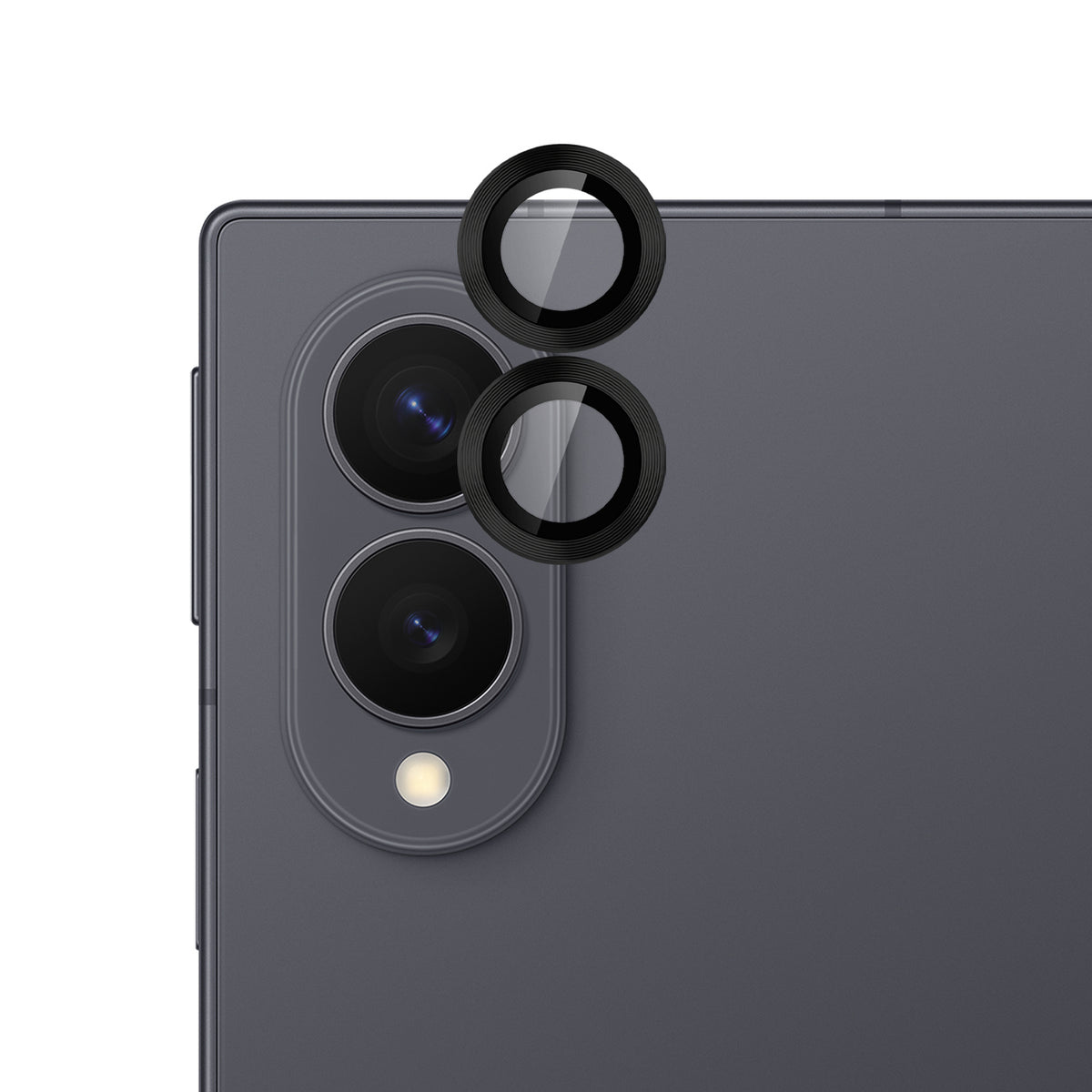 Camera Lens Protector for Samsung Galaxy Z Fold 8 Ultra Camera Lens Protector Tempered Glass Metal Frame Scratch Resistant HD Clear Precision Fit