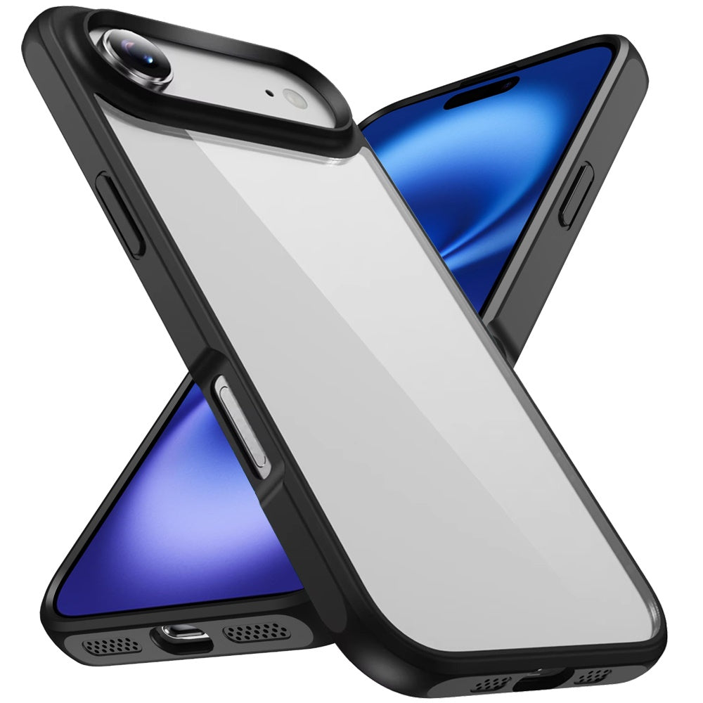 For Apple iPhone 17 Air (6.6") Hybrid Transparent HQ Slim Shockproof Clear Protective Thick 2.0mm TPU Frame Case Cover