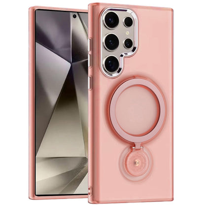 For Samsung Galaxy S25 /S24 MagSafe Compatible with 360° Ring Stand, Magnetic Kickstand, Slim Hybrid Protective Case Cover