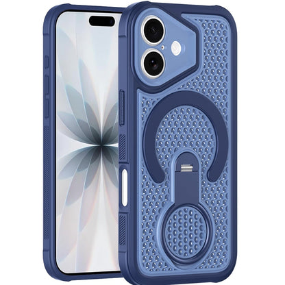 Phone Case for Apple iPhone 17 (6.3") Magnetic Honeycomb Hybrid Rugged Armor Kickstand Dual Layer Shock Absorbing Hard PC Soft TPU Cover