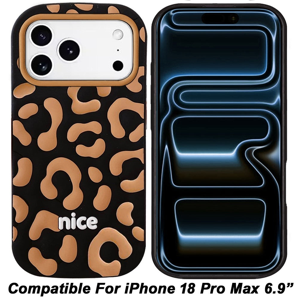 Phone Case for Apple iPhone 18 Pro Max Fashionable Silicone Textured Decorative Design Pattern Protective Rubber TPU Hybrid Protection Cover