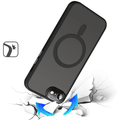 For Apple iPhone 17E /16E Complete Protection HQ Matte Translucent Hybrid Shockproof w/ Camera Protector Compatible with MagSafe Case Cover