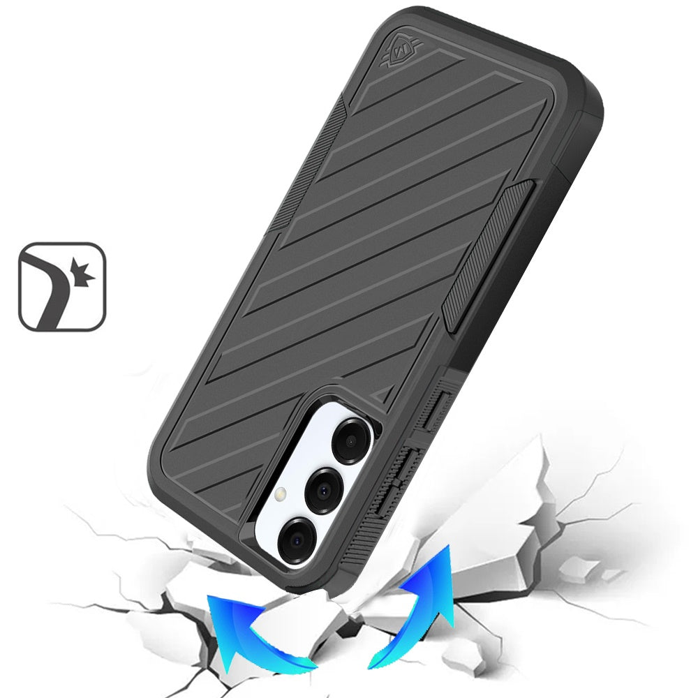 For Apple iPhone 17E /16E Rugged 2in1 Armor Combo Belt Clip Holster, Non-Slip Tough Hybrid lined Shockproof Case Case Cover