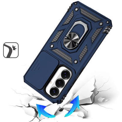 Phone Case for Samsung Galaxy S26 FE /S26 Fan Edition Shockproof Magnetic Ring Stand Camera Guard Rugged Grip Anti Slip Heavy Duty Hybrid Armor Durable Matte Cover