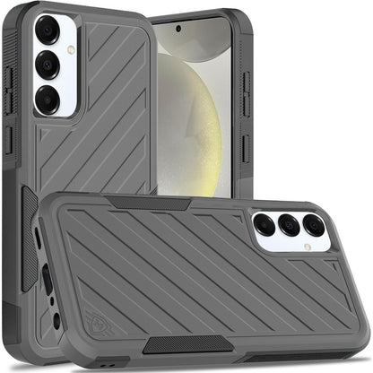 For Samsung Galaxy S25 Ultra Hybrid lined shockproof dual layer Rugged 2in1 Hard PC & Silicone TPU Non Slip Textured Tough Armor Case Cover