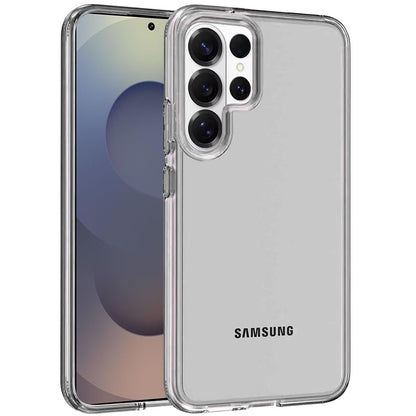 For Samsung Galaxy S26 Ultra Transparent Shock Absorption PC + TPU Rubber Gel Thick 3mm Hybrid Silicone Slim Fit Back Case Cover