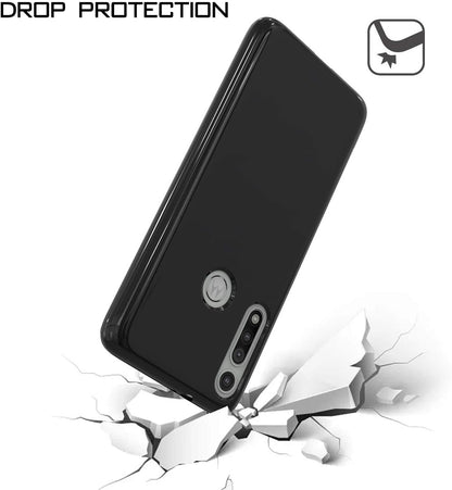 For Apple iPhone 16 Plus (6.7") Slim Thin Silicone Soft Skin Flexible TPU Gel Rubber Candy Gummy Protective Hybrid Case Cover Black