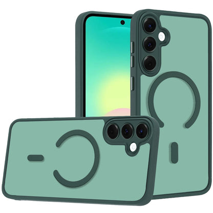 Matte Frosted Magnetic Back Hybrid Hard PC Soft TPU Camera Protection Slim Shock Absorbing Anti Fingerprint