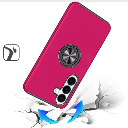 Phone Case for Samsung Galaxy S26 FE /S26 Fan Edition Invisible Ring Stand Shockproof Anti Slip Durable Grip Protective Hybrid Slim Fit Magnetic Car Mount Holder Cover