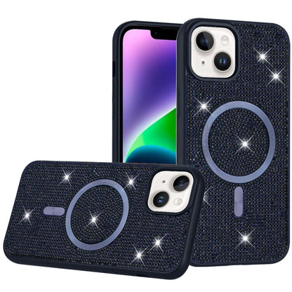 For Apple iPhone 17E /16E Sparkly Diamond Bling Case Rhinestone Skin Hybrid with Magnetic Circle, MagSafe Compatible Case Cover