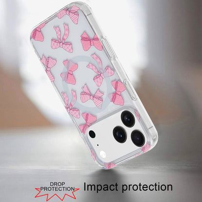 For Apple iPhone 17 Stylish Pattern Fashion IMD Printed Design TPU Slim Shockproof Protective with Magnetic Back Case Cover