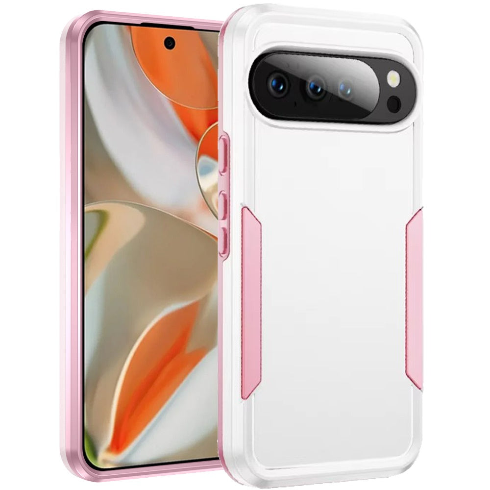 For Google Pixel 10 Pro XL Hybrid Rugged Hard Shockproof Drop-Proof with 2 Layer Protection, Military Grade Heavy-Duty Armor Design Case Cover