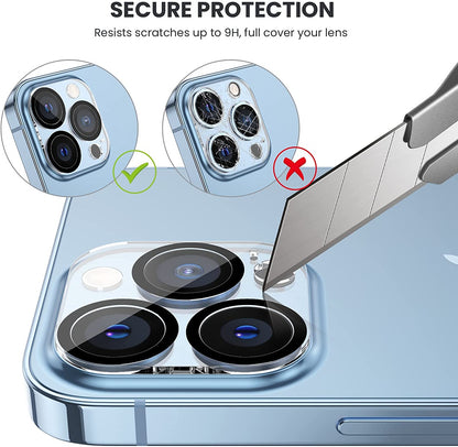 Camera Lens Protector for Apple iPhone 18 Pro Max Camera Lens Protector Tempered Glass Transaprent Black Edge Case-Friendly Ultra-Thin Clear