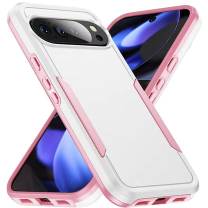 For Google Pixel 10 / 10 Pro Heavy Duty Shockproof Dual Layer Drop Protection Tough Hybrid Rugged Rubber Armor Defend Case Cover