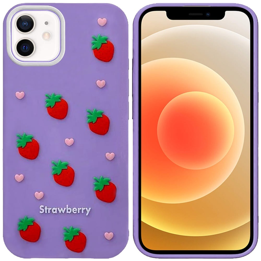 Phone Case for Apple iPhone 12 /12 Pro Fashionable Silicone Textured Decorative Design Pattern Protective Rubber TPU Hybrid Protection Cover