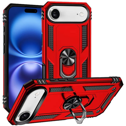 For Apple iPhone 17 Air (6.6") Hybrid Shockproof Durable 360 Degree Rotatable Ring Stand Holder Kickstand Fit Magnetic Car Mount Case Cover
