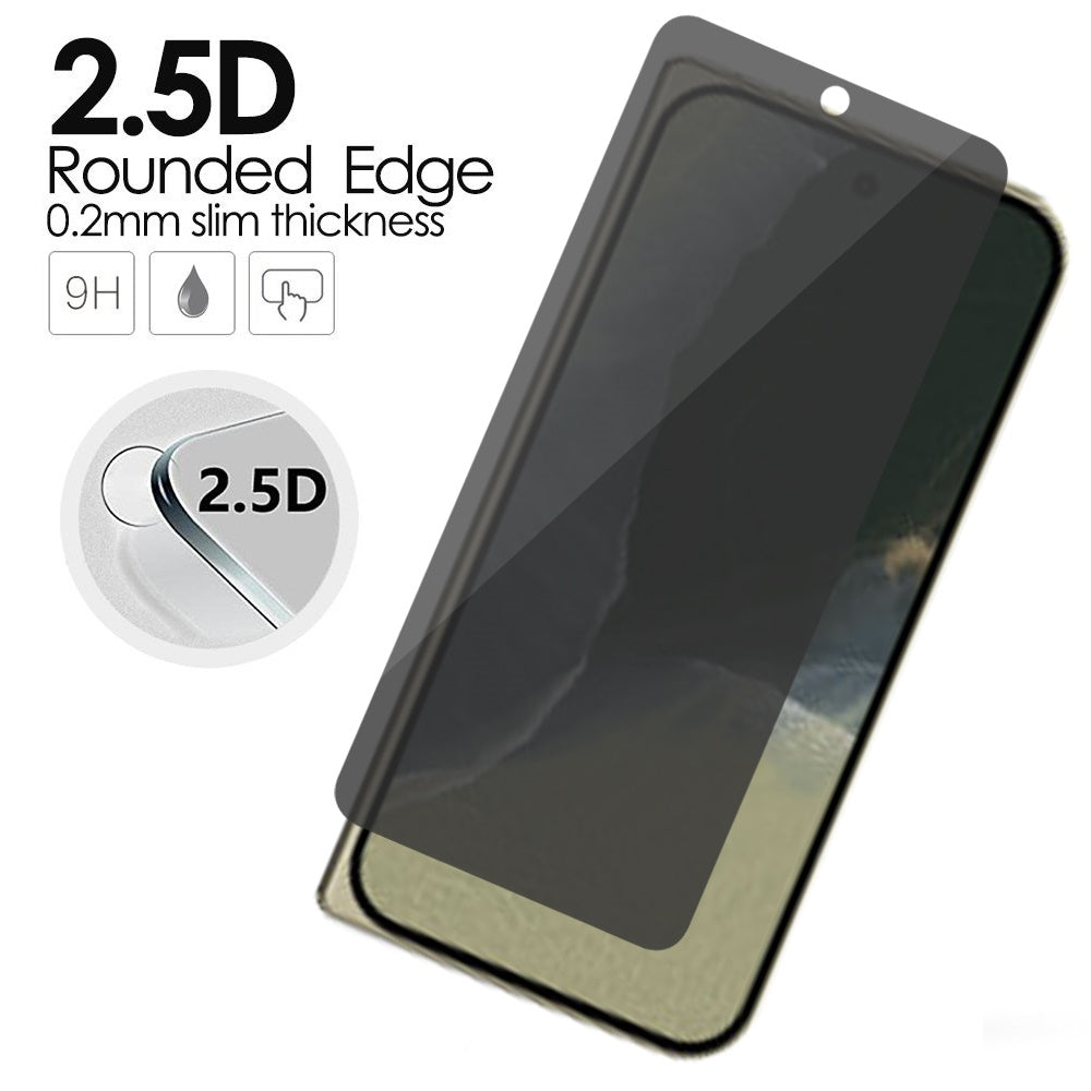 Screen Protector for Google Pixel 11 Pro Fold Tempered Glass Screen Protector Privacy Anti-Spy Anti Peeping 9H, Black Screen Guard Easy to Install Black