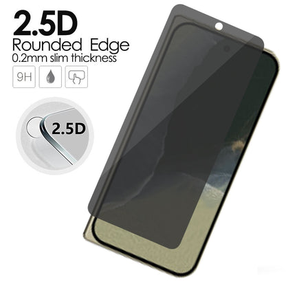 Screen Protector for Google Pixel 11 Pro Fold Tempered Glass Screen Protector Privacy Anti-Spy Anti Peeping 9H, Black Screen Guard Easy to Install Black