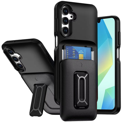 For Apple iPhone 11 Wallet Case with 2- Credit Card Holder, Wrist Strap & Kickstand Hybrid Shockproof TPU Case Cover