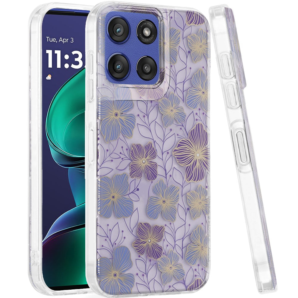 For Motorola Moto G Stylus 5G 2026 /2025 Fashion Layer Design Slim IMD TPU Protective, Shockproof Hybrid Stylish Durable Hard PC Case Cover