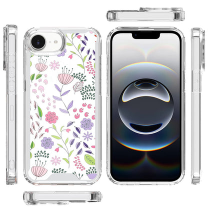 For Apple iPhone 17E /16E Beautiful TPU Design, Slim Shockproof Soft Cover for Women and Girls, Stylish Protective Case Cover