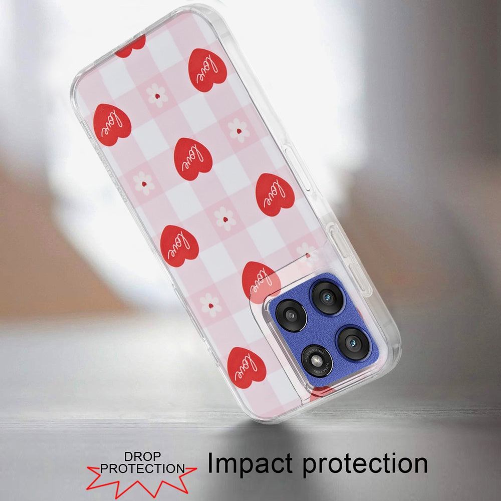 For Motorola Moto G Stylus 5G 2026 /2025 Fashion Layer Design Slim IMD TPU Protective, Shockproof Hybrid Stylish Durable Hard PC Case Cover