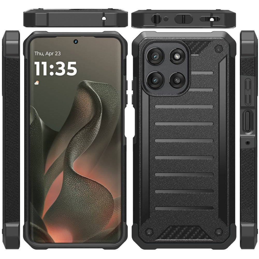 Premium Tough Lined Hybrid Hard PC Soft TPU Dual Layer Rugged Armor Shock Absorbing Reinforced Corners