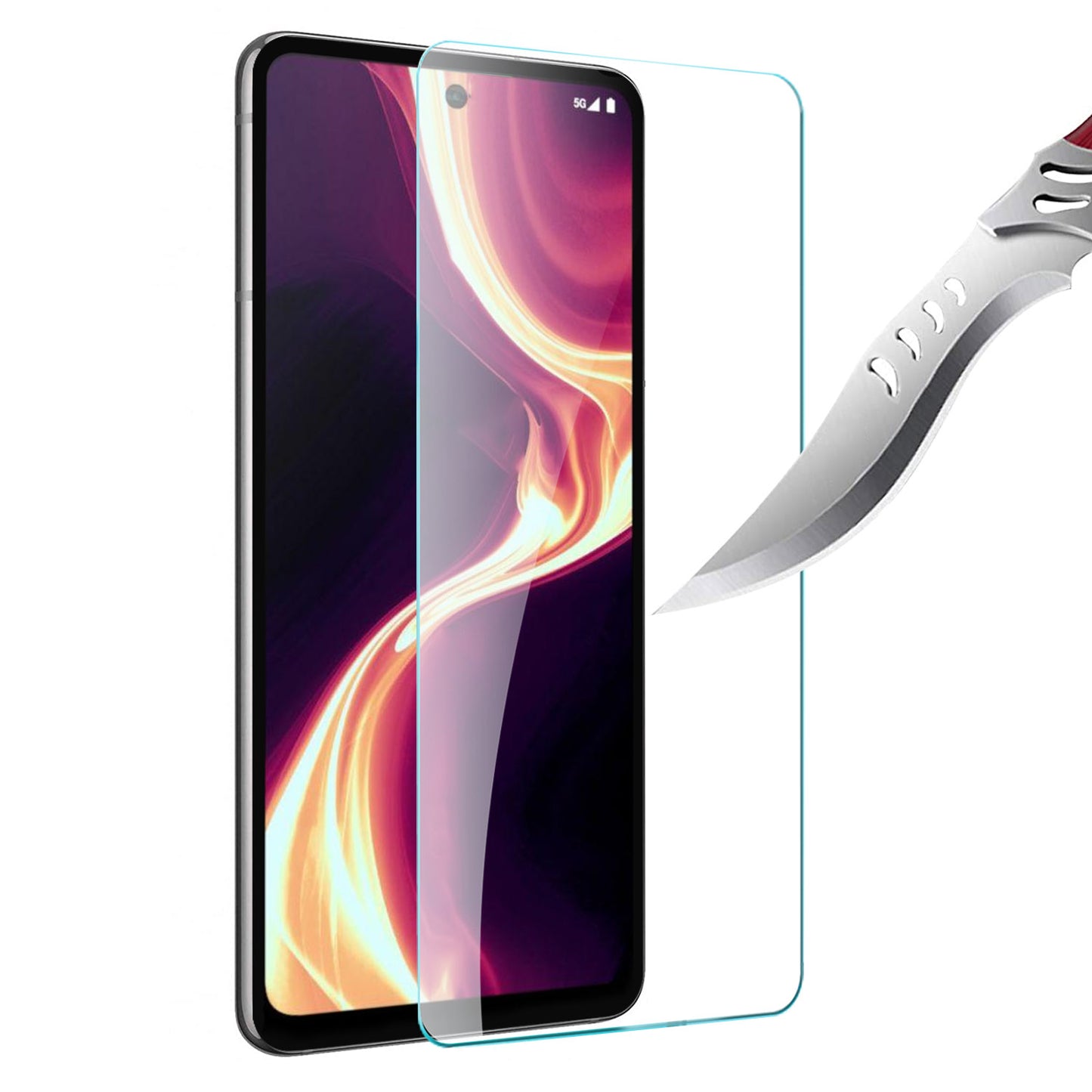 For Cricket Magic 2 5G (2024, 2nd Version) Tempered Glass Screen Protector Premium HD Clear, Case Friendly, 3D Touch, Anti-Bubble Film, 9H Hardness Case Cover Clear