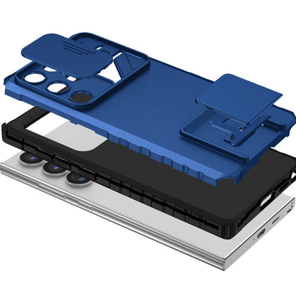 For Samsung Galaxy S25 /S24 Hybrid Hard PC & TPU Rubber Shockproof with Kickstand & Covered Camera Protection Case Cover