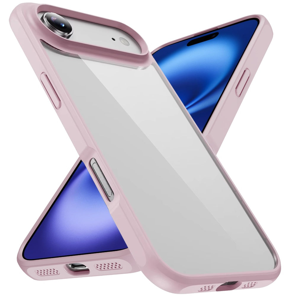 For Apple iPhone 17 Air (6.6") Hybrid Transparent HQ Slim Shockproof Clear Protective Thick 2.0mm TPU Frame Case Cover