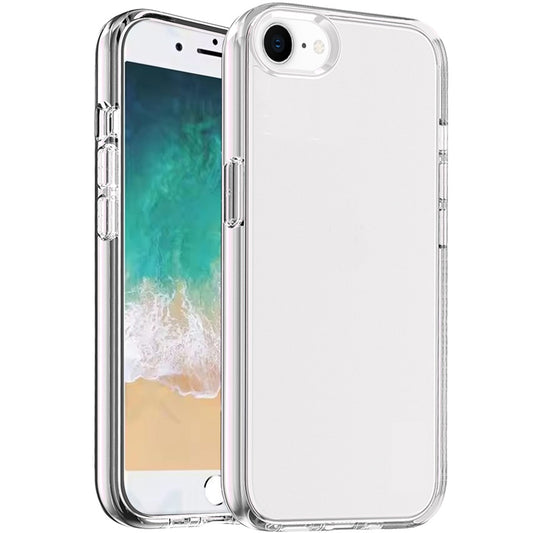 For Apple iPhone 17E /16E Transparent Shock Absorption PC + TPU Rubber Gel Thick 3mm Hybrid Silicone Slim Fit Back Case Cover Clear