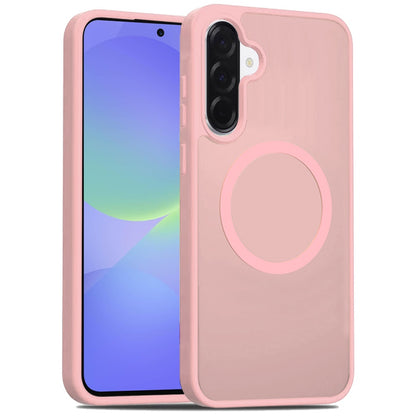 For Samsung Galaxy A37 MagSafe Compatible Case Hybrid Soft TPU Bumper Hard Translucent Matte Back Slim Shockproof Case Cover