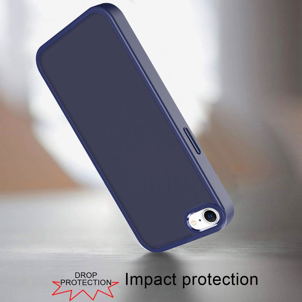 Slim Fit Thin Hybrid,Frosted Matte Polished Acrylic Hard PC with TPU Rubber Frame
