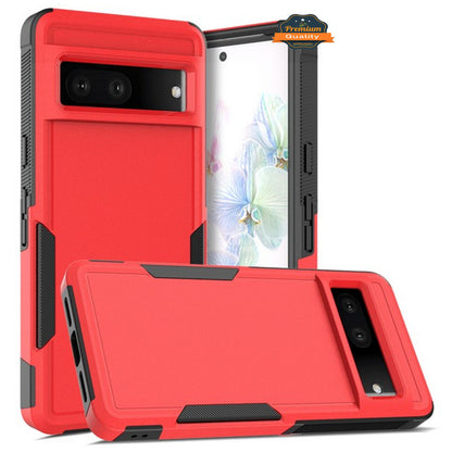 For Google Pixel 10 Pro XL Rugged Heavy-Duty Dual Layer Military-Grade, Rubber TPU Defender, Hybrid Shockproof Case Cover