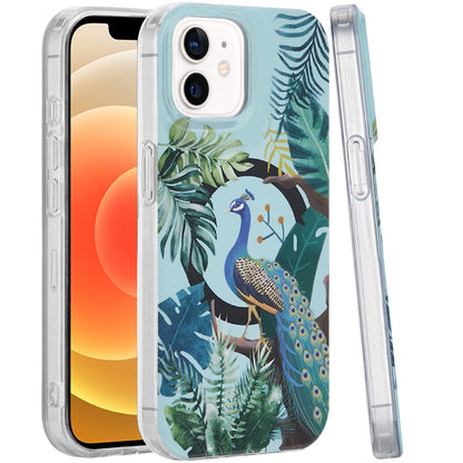 For Apple iPhone 12 /12 Pro Durable Fashion IMD Printed Design TPU Slim Shockproof Protective Case with Stylish Pattern Case Cover