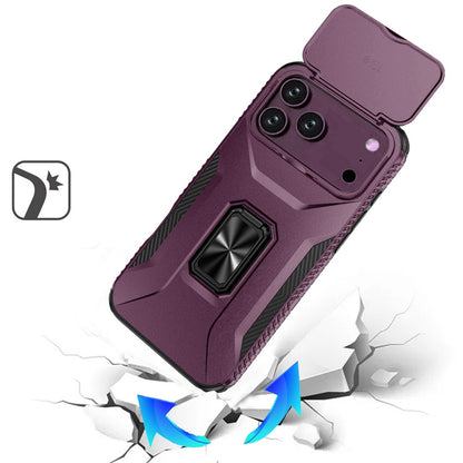 Magnetic Ring Stand Camera Protection Shockproof Heavy Duty Kickstand Rugged Grip Anti Scratch Hybrid