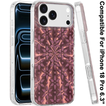 Phone Case for Apple iPhone 18 Pro/ iPhone 17 Pro Stylish Design Shockproof Magnetic Magsafe Compatible TPU IMD Print Rugged Grip Drop Protection Slim Fashion Cover