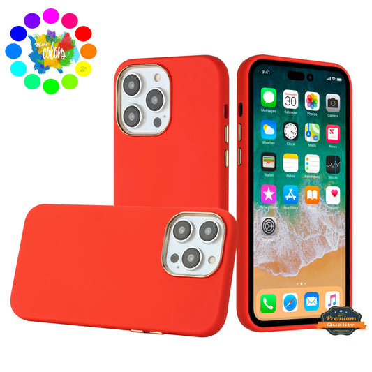 Phone Case Cover for Samsung Galaxy A07 4G Slim Classic Hybrid Around Rubber Gummy Gel Slick Hard PC Silicone TPU Chromed Button Cover