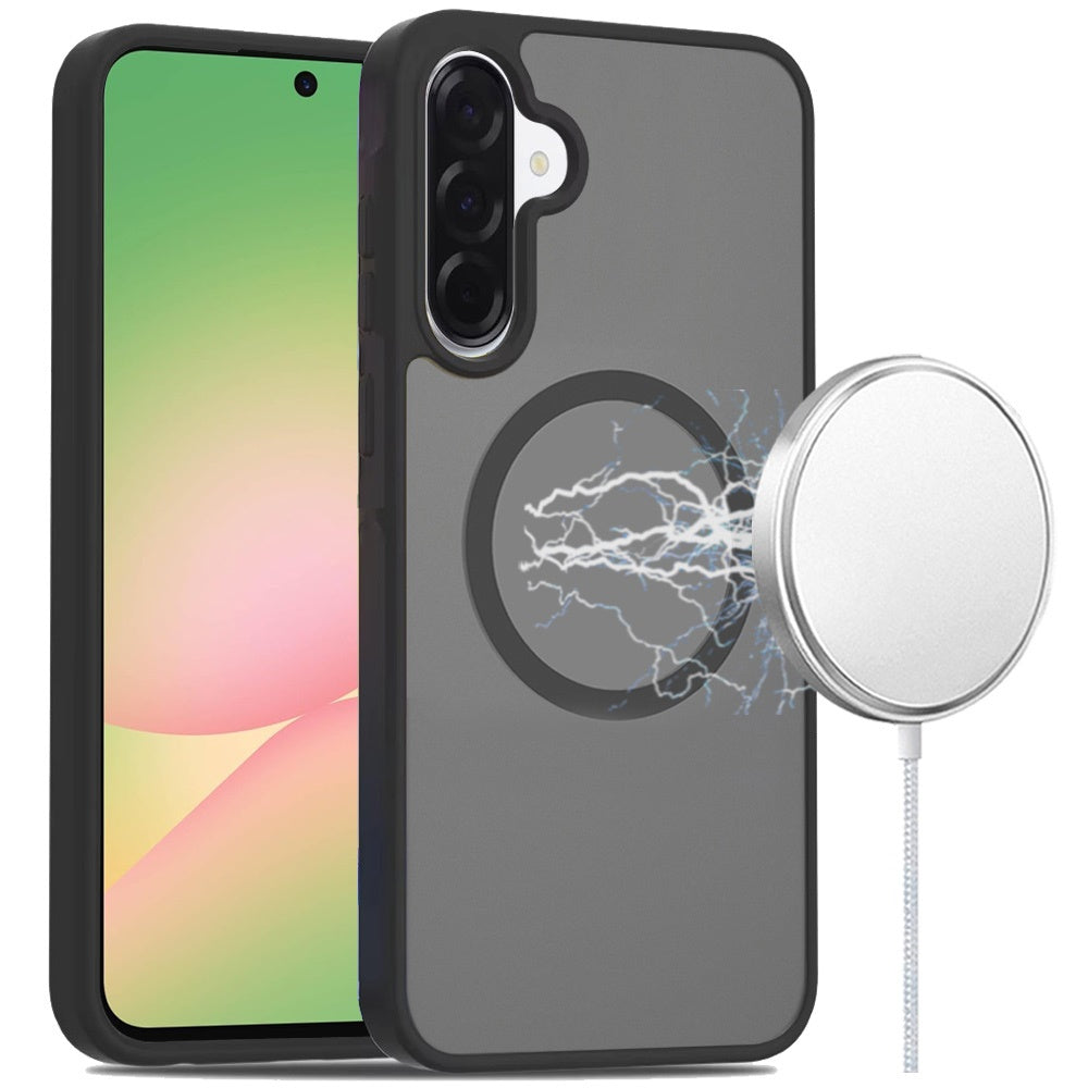 For Samsung Galaxy A57 MagSafe Compatible Case Hybrid Soft TPU Bumper Hard Translucent Matte Back Slim Shockproof Case Cover
