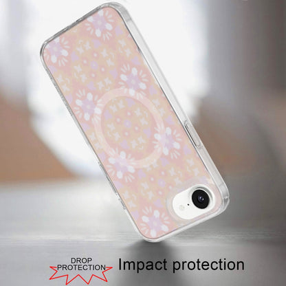 For Apple iPhone 17E /16E Stylish Pattern Fashion IMD Printed Design TPU Double Layer Slim Shockproof with Magnetic Back Case Cover