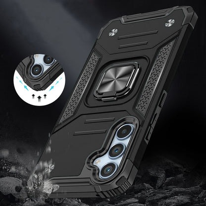 Phone Case for Samsung Galaxy S26 FE /Fan Edition Magnetic Car Mount Hybrid Ring Stand Shockproof Rugged Grip Armor Heavy Duty Protective TPU Durable Cover
